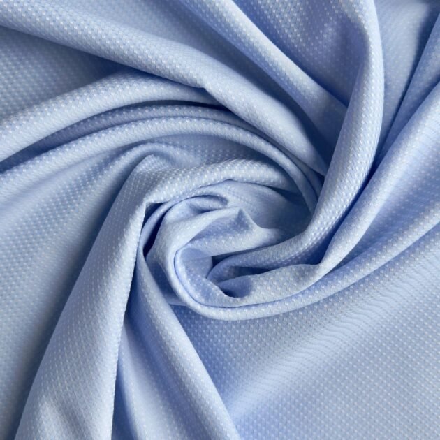 بيجامات رجالية شتوية قطن ياباني- سماوي منقط