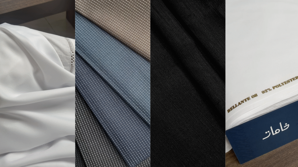 أنواع الاقمشة الرجالية